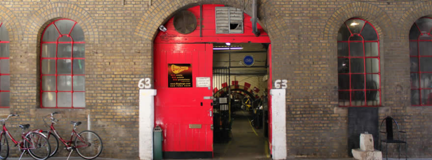 Entrance to Bugbugs base - number 63 Shoe Lane, London EC4A 3BE